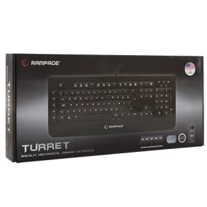 Rampage KB-R12 TURRET Gaming Keyboard