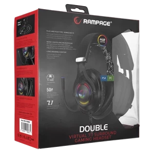 Rampage RM-K18 DOUBLE  7.1 Gaming Headset