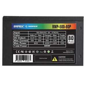 Rampage RMP-500-80P 500W Power Supply