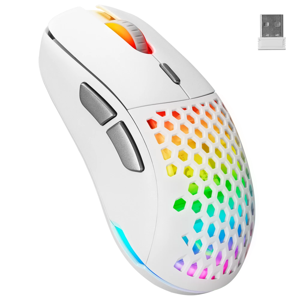 Rampage Furyz White Gaming Mouse